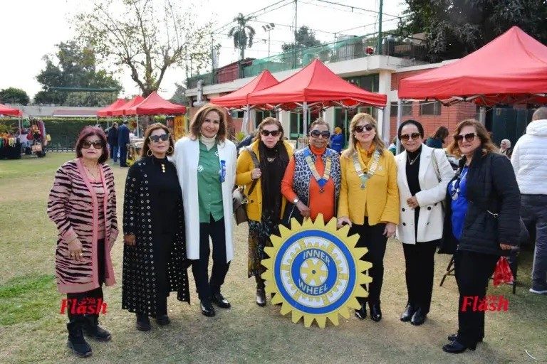 D95 Chairman Nora Fayek at Charity Bazaar of IWC of Cairo West