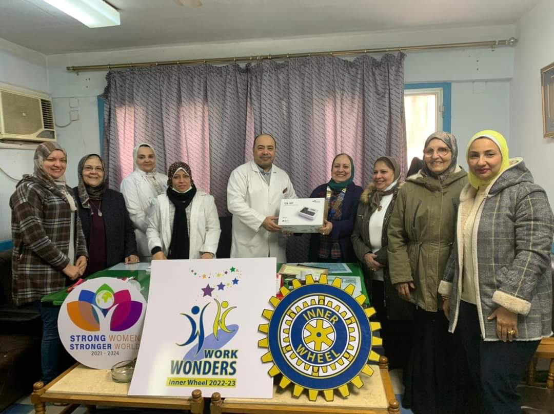 IWC of Tanta donate Automated Blood coagulation Analyzer to Tanta Fever Hospital