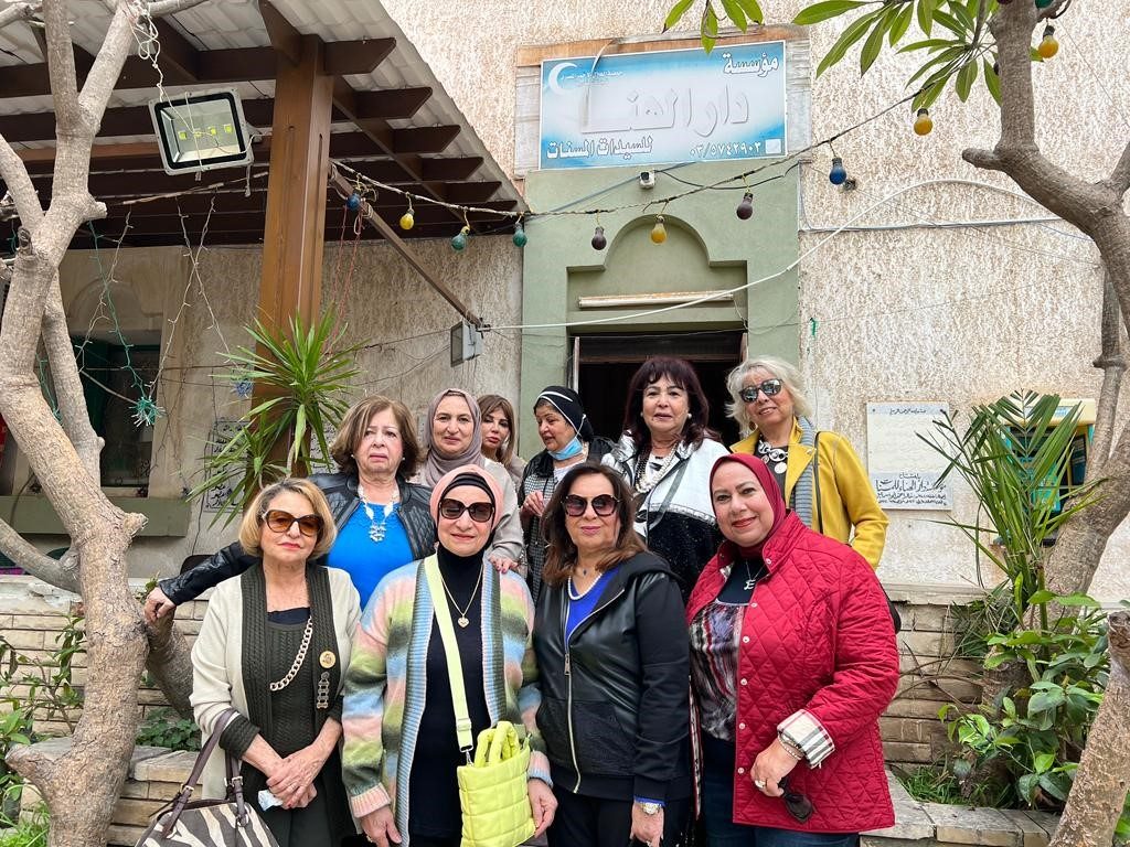 1-IWC of Alexandria Mediterranean visited Dar El Hana for elderly women