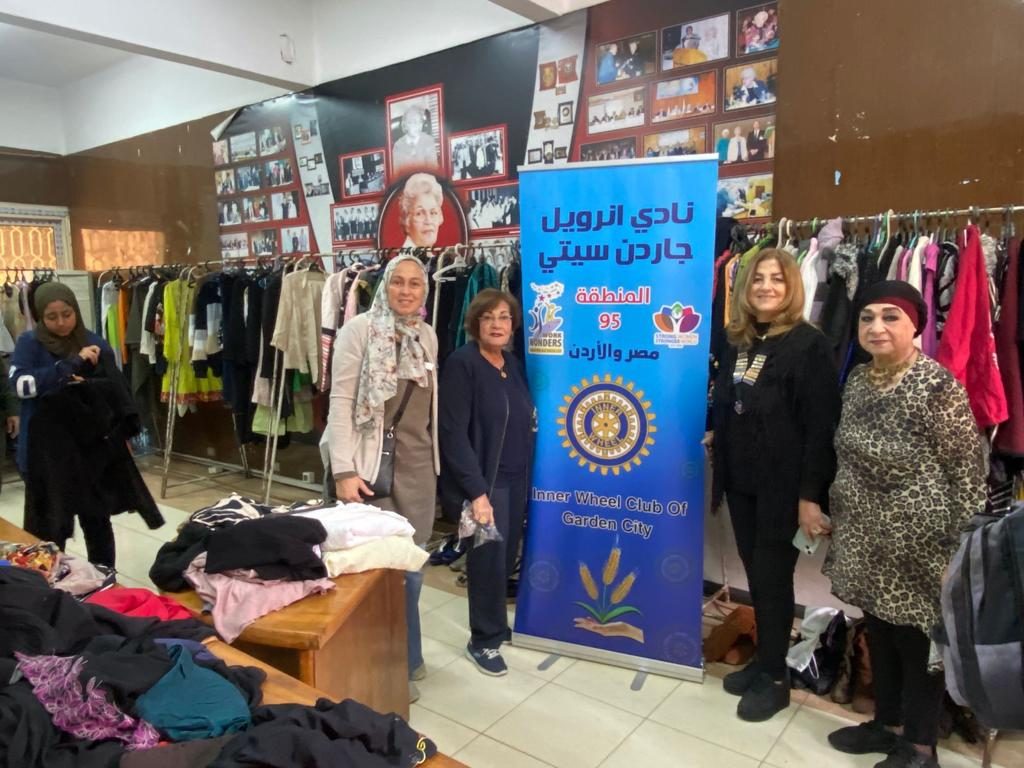 1-IWC of Garden City held a clothing Exhibition the College of Physical Education in Zamalek