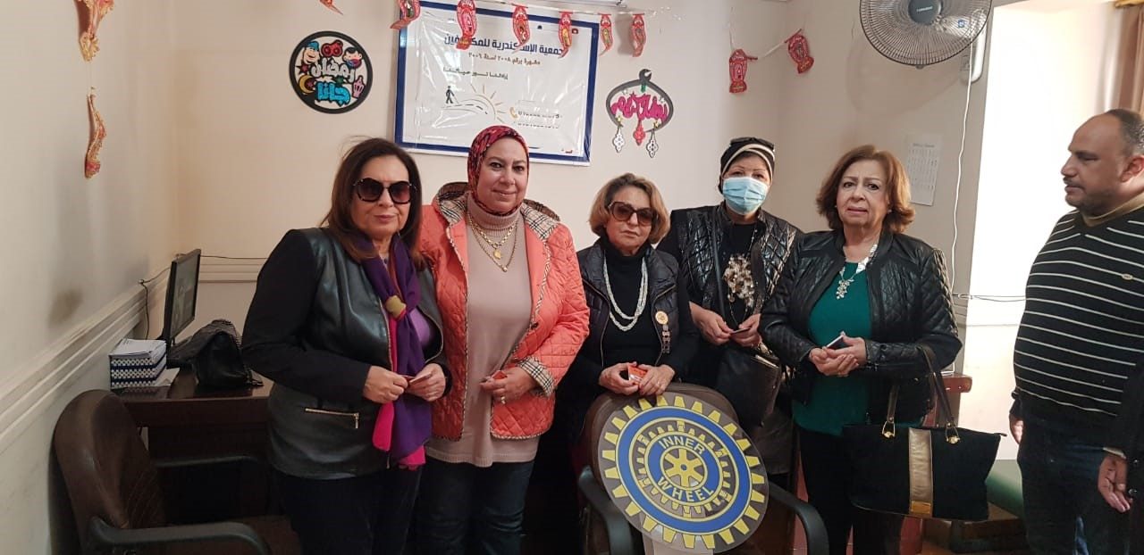 1-IWC of Mediterranean visited the Alexandria Association for Cultural and Social Care for the Blind