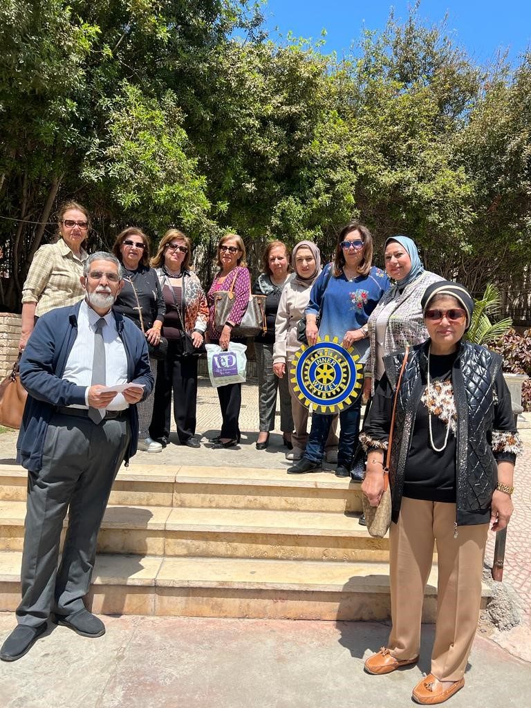 1-IWC of Alexandria Mediterranean visited the Fairhaven School for people with disabilities.