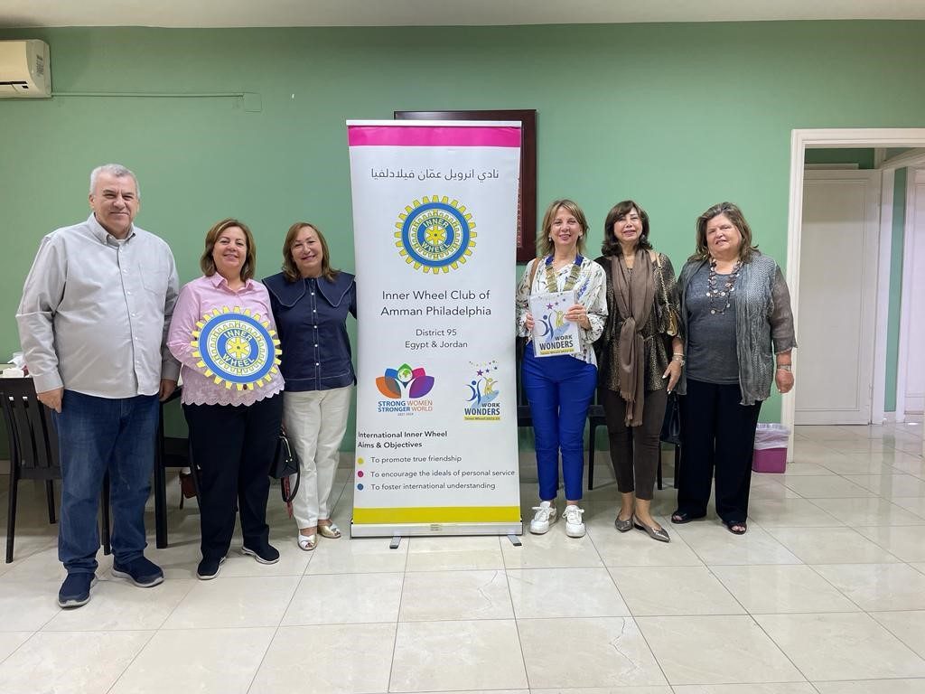 1-IWC of Amman Philadelphia paid a visit to the ORIENT SPIRIT DEVELOPMENT Centre for the special needs .