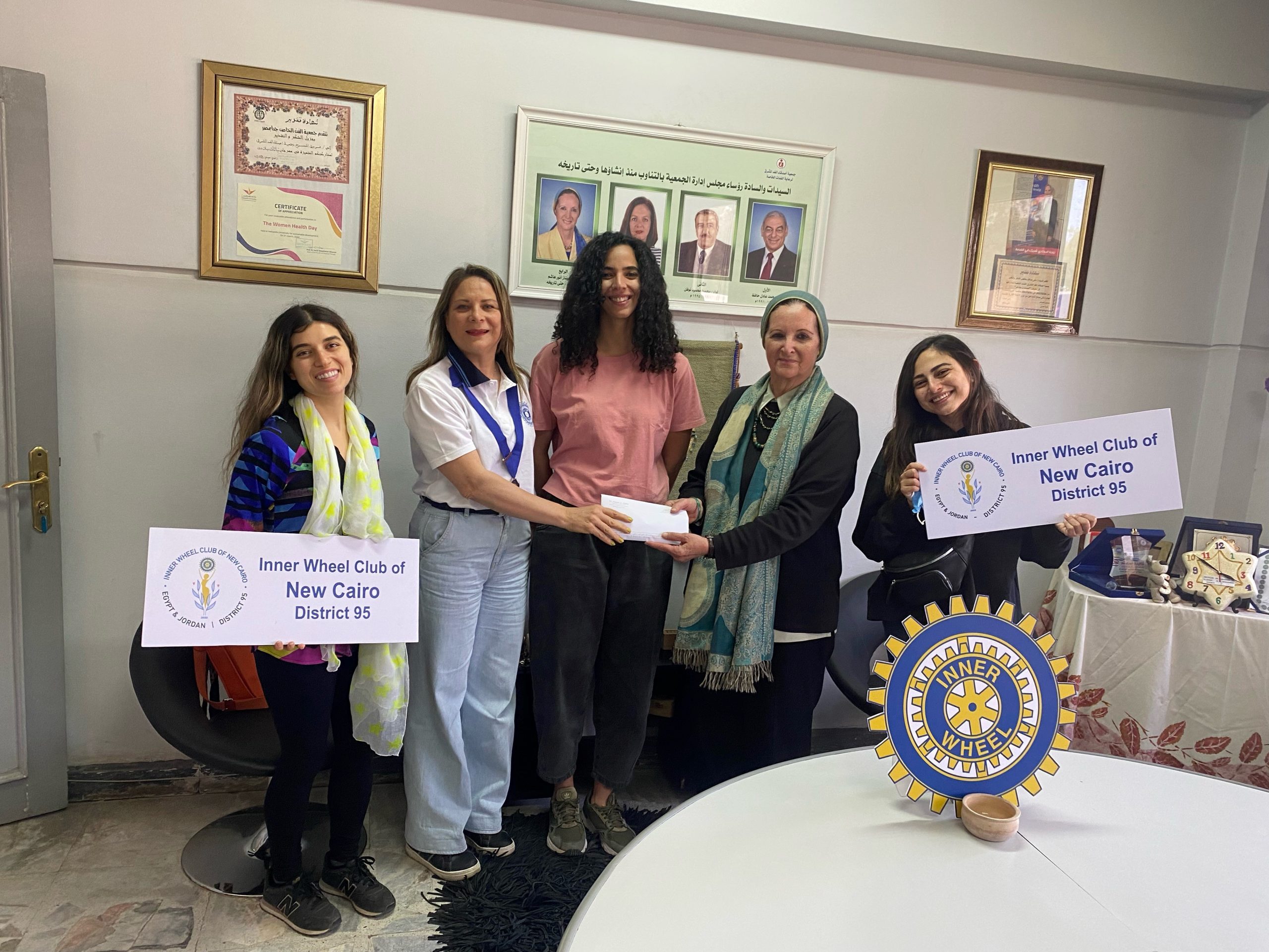 1-IWC of New Cairo made a fundraising event for the children with special needs.