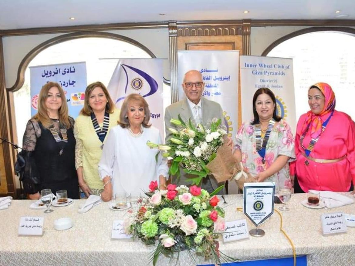 1-IWC of Nile Jointly with IWC’s of Giza Pyramids, Garden City and Nile Hosted the Novelist and Journalist Mohamed Salmawy