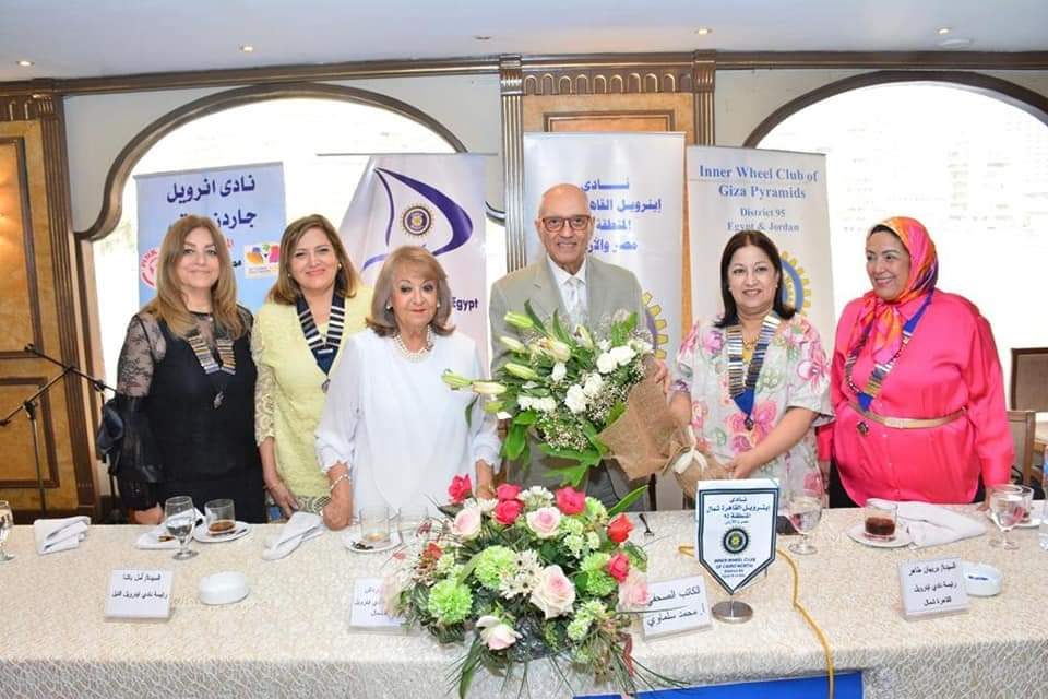 1-IWC of Nile Jointly with IWC’s of Giza Pyramids, Garden City and Nile Hosted the Novelist and Journalist Mohamed Salmawy