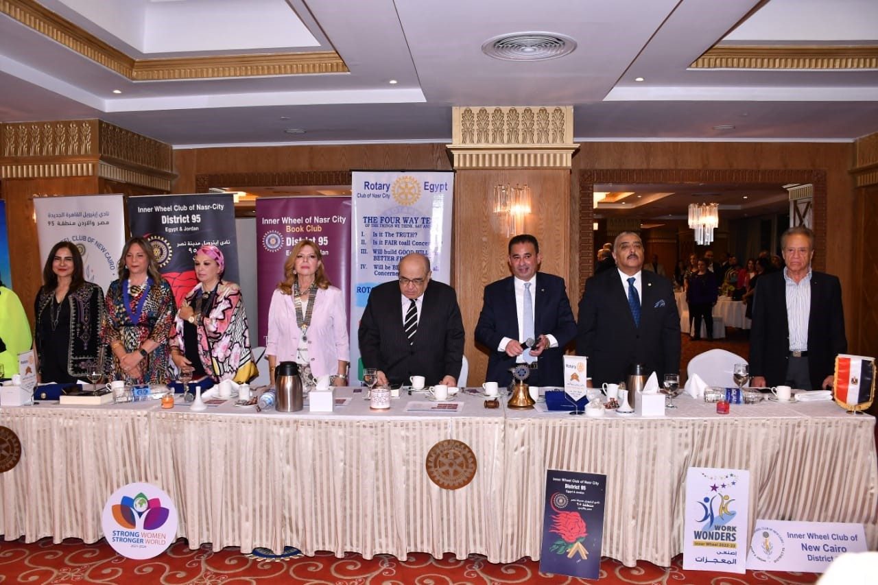 1-Inner Wheel Clubs of New Cairo and Nasr City Hosted Dr. Mustafa Al Feki in their Book Club Seminar