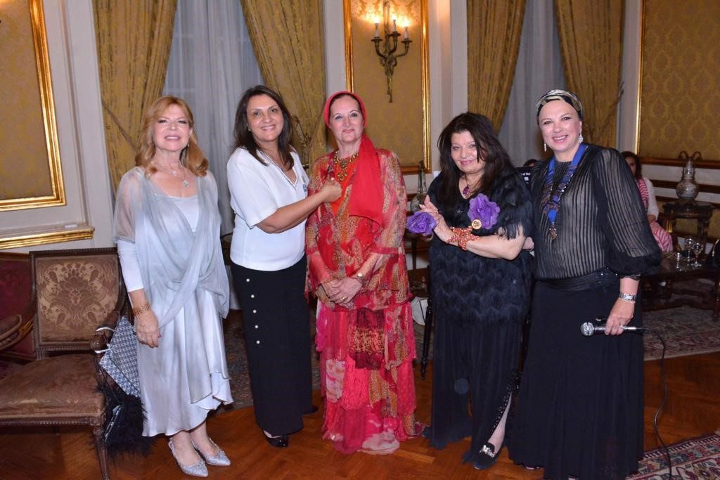 1-Pin of Margaret Golding Award Mrs.Shahinaz Hashem