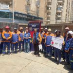 IWC 0f Nasr City .  Eid Al-Adha Greetings to the Workers of the Cleaning and Beautification Authority.