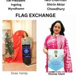 District95 Egypt and Jordan . IWC of Alexandria Cleopatra . Friendship Across Borders: A Virtual Flag Exchange.